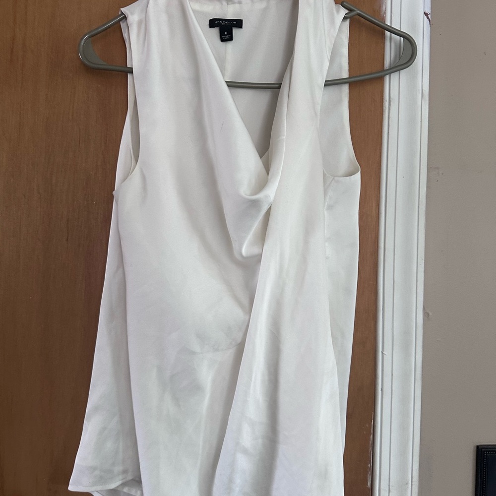 Ann Taylor Cowl Neck Top